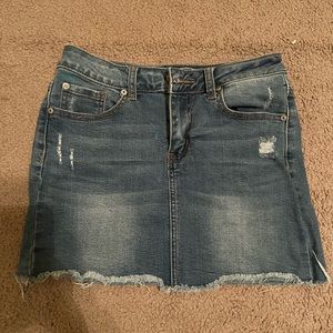 Enjean mini jean skirt